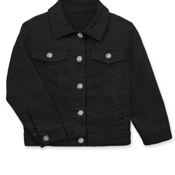 Girl's Basic Wash Denim Jacket Thumbnail