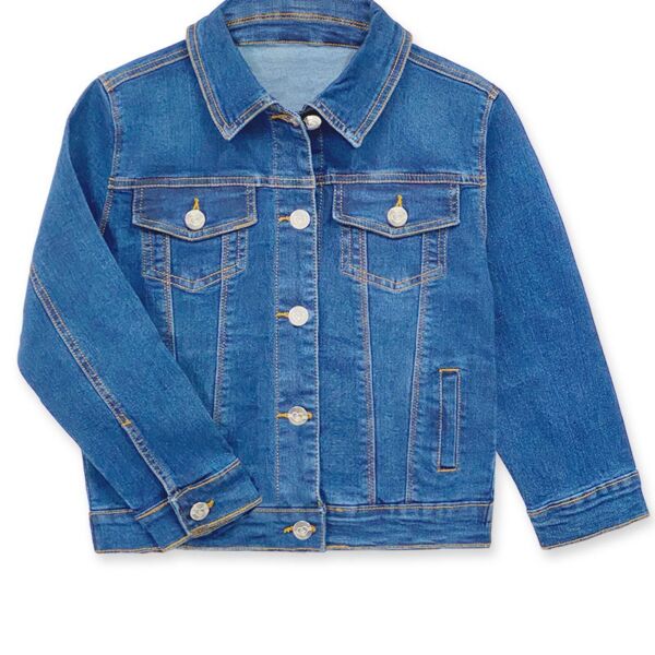 Girl's Stretch Denim Jacket Thumbnail