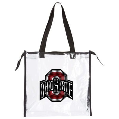 Ohio State - Clear Zippered Tote with Full Gusset Thumbnail