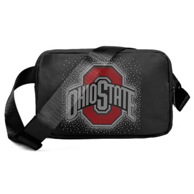 Ohio State with Scatter - Nylon Rectangle Belt Bag Thumbnail