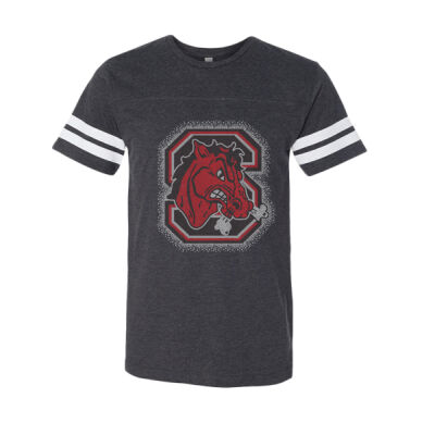 BIG RED LOGO - Football Fine Jersey Tee Thumbnail