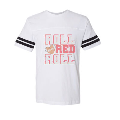 ROLL RED ROLL - Football Fine Jersey Tee Thumbnail