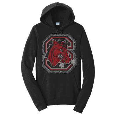 S HORSE X VERTICAL BIG RED - Fan Favorite Fleece Pullover Hooded Sweatshirt Thumbnail