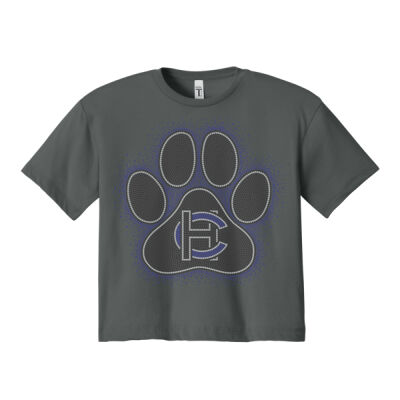 HUSKIES PAW - Women's Ideal Crop Top Thumbnail