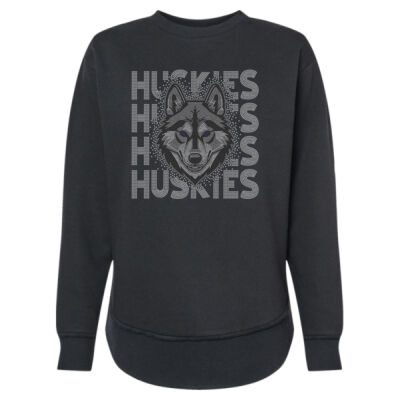 HUSKIES REPEAT - Women's Weekend Fleece Crewneck Sweatshirt Thumbnail