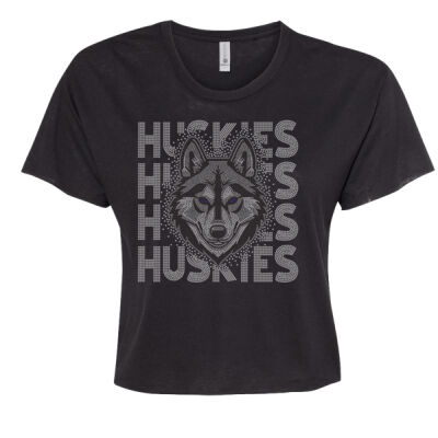 HUSKIES REPEAT - Women's Festival Crop Top Thumbnail