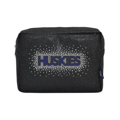 MINI HUSKIES - Glitter Large Cosmetic Travel Pouch Thumbnail