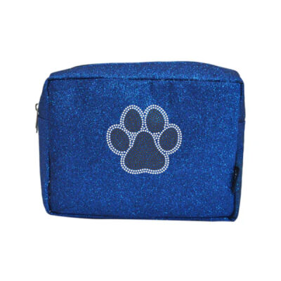 MINI HUSKIE PAW - Glitter Large Cosmetic Travel Pouch Thumbnail