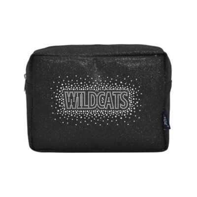 MINI WILDCATS - Glitter Large Cosmetic Travel Pouch Thumbnail