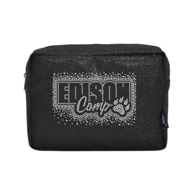 MINI EDISON COMP - Glitter Large Cosmetic Travel Pouch Thumbnail