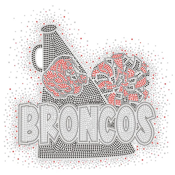 Broncos Megaphone Pom Pom Thumbnail