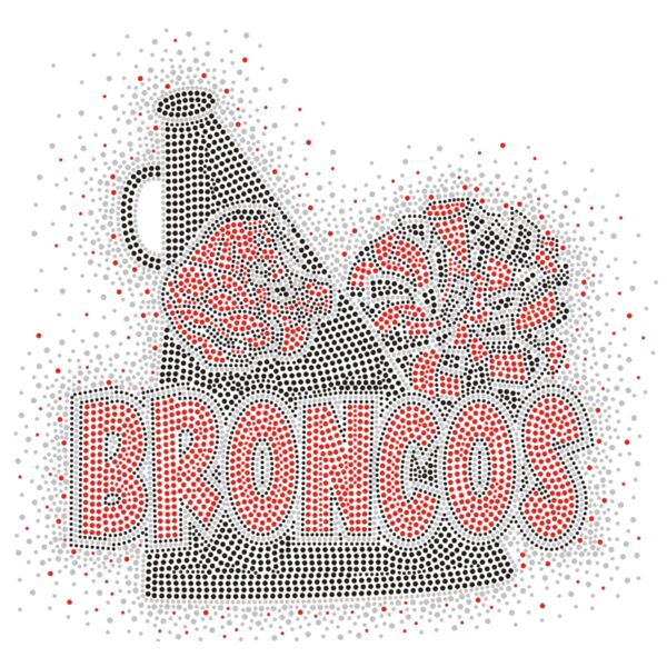 Broncos Megaphone Pom Pom (red) Thumbnail
