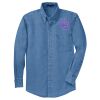 Tall Long Sleeve Denim Shirt Thumbnail