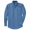 Tall Long Sleeve Denim Shirt Thumbnail