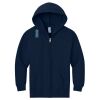 Youth NuBlend ® Full Zip Hooded Sweatshirt Thumbnail