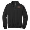 NuBlend ® 1/4 Zip Cadet Collar Sweatshirt Thumbnail