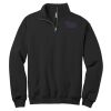 NuBlend ® 1/4 Zip Cadet Collar Sweatshirt Thumbnail