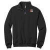 NuBlend ® 1/4 Zip Cadet Collar Sweatshirt Thumbnail